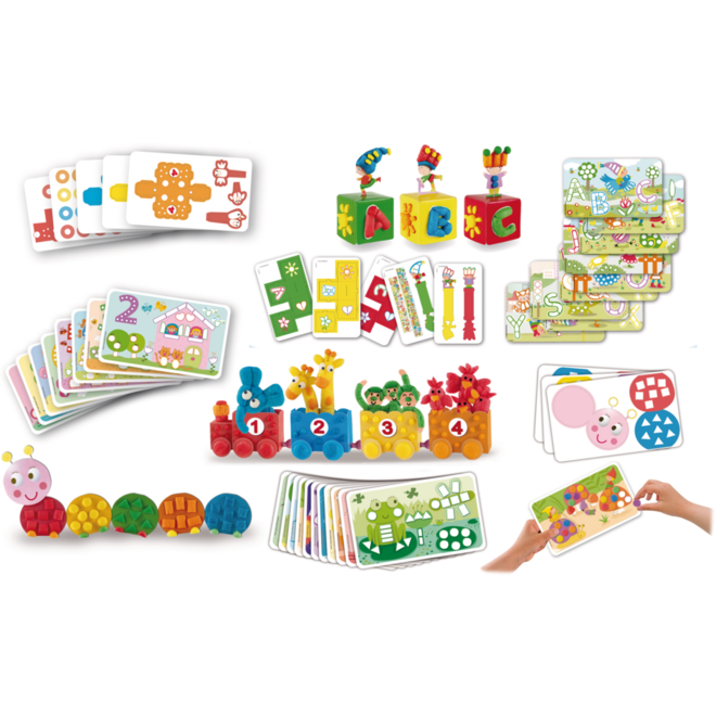 PlayMais® Classic kaarten Leuk om te leren, 84 stuks