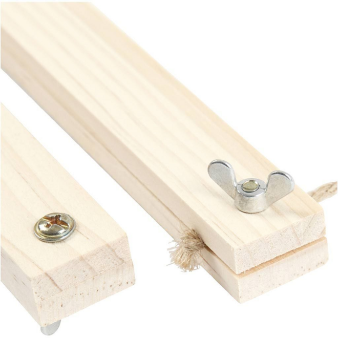 Posterhanger hout 33,5 cm, 2 delig