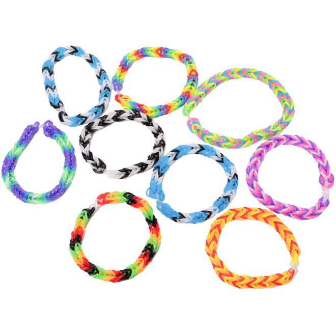 Loom bandjes assorti, 5000 stuks