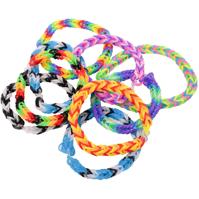 Loom bandjes assorti, 5000 stuks
