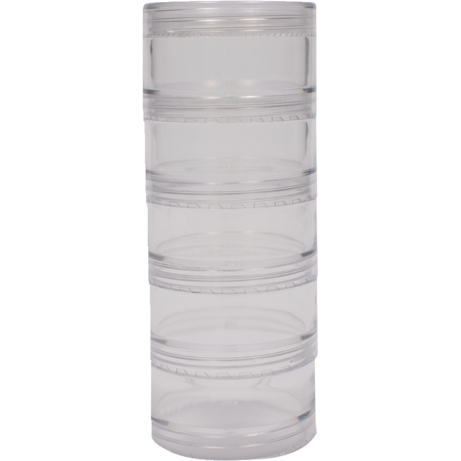 Schroeftoren opbergbakjes 30 x 50 mm, 5 delig