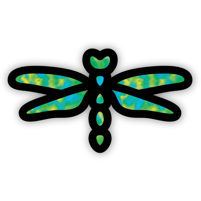 Glas in lood kader insecten 6 designs, 24 stuks
