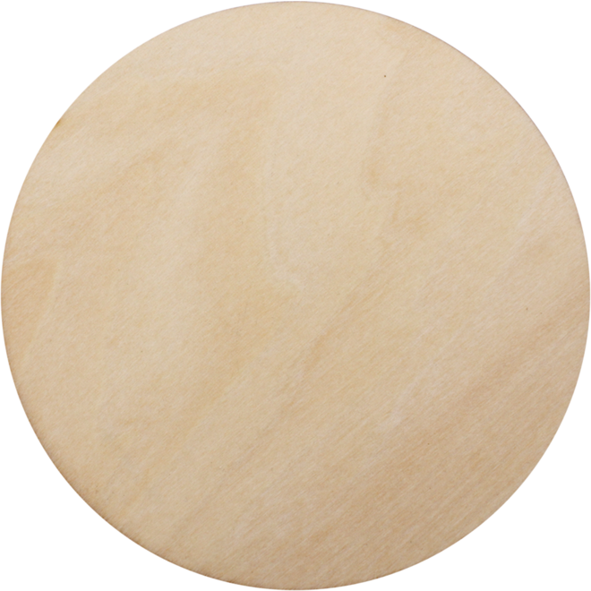 Onderzetter hout 11 cm, 6 stuks