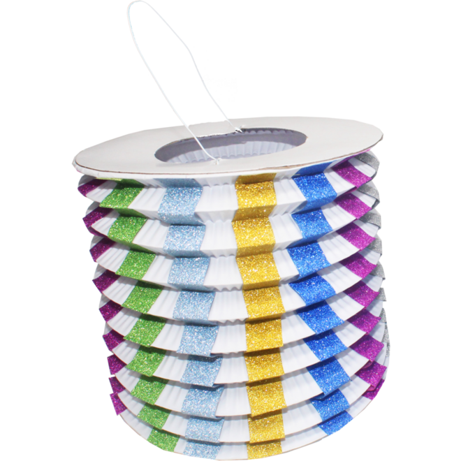 Tape glitter assorti 15mm x 10 meter, 6 stuks