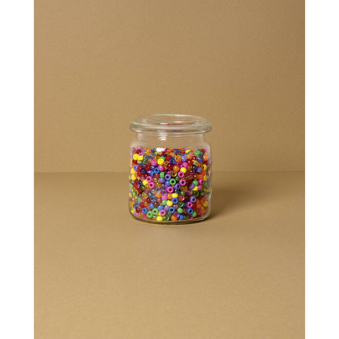 Crea-box kralen 9 mm assortie, 500 gram