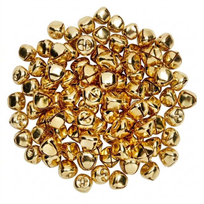 Belletjes goud, 150 stuks