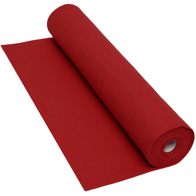 Vilt 45 x 500 cm rood