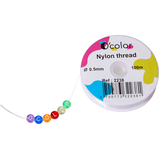 Nylon draad 0,5 mm, 100 m