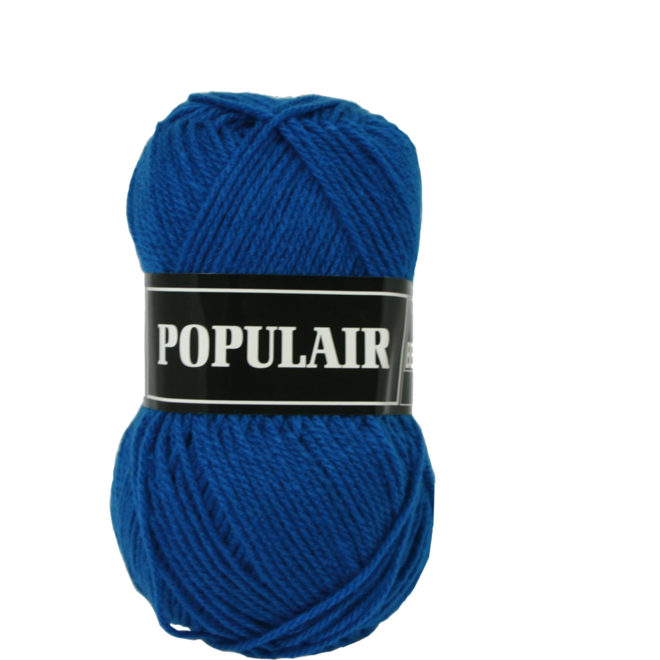 Breigaren populair acryl blauw 50 gram, 120 meter