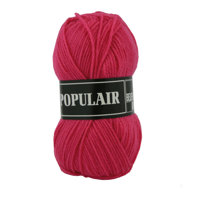 Breigaren populair acryl typisch roze 50 gram, 120 meter