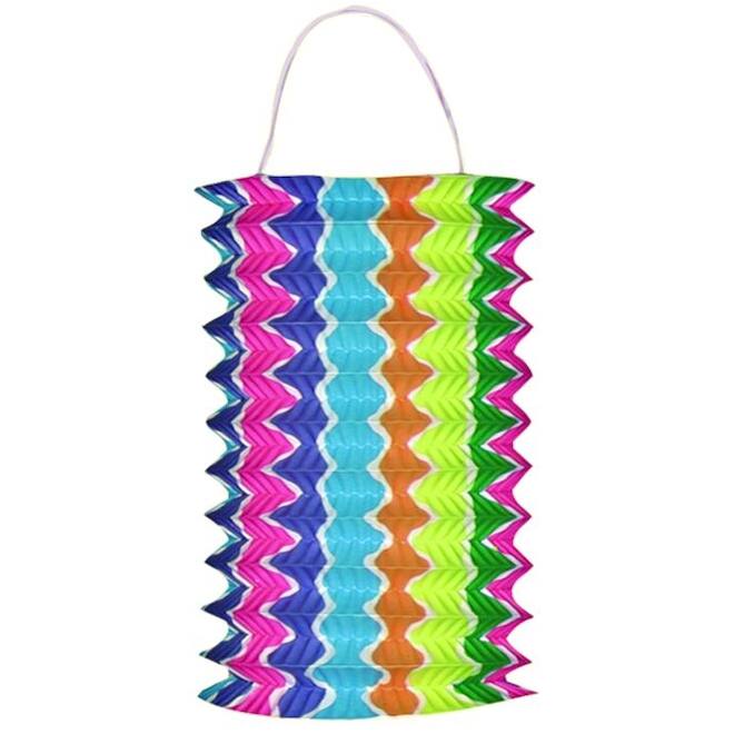 Lampion assorti rond 15 x 26 cm