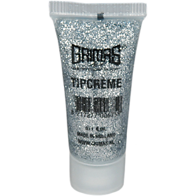 Tip creme glitter zilver , 8 ml