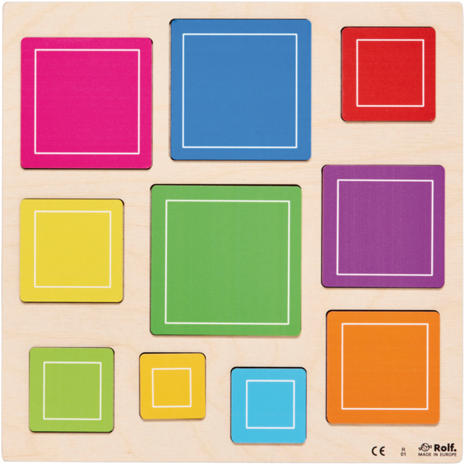 Rolf Puzzels - Reliëfpuzzelserie ontdek de grootte set 2, 2 stuks