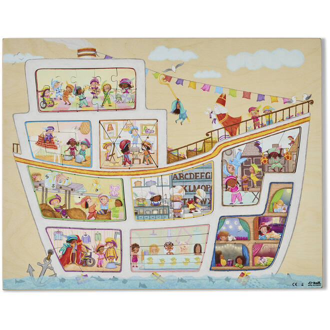 Rolf Puzzels - De boot van Sinterklaas