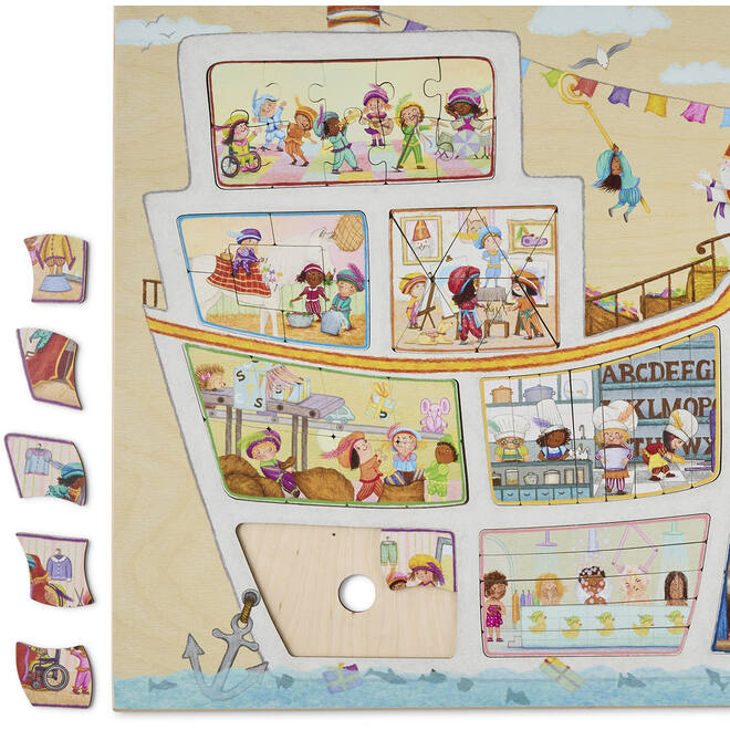 Rolf Puzzels - De boot van Sinterklaas