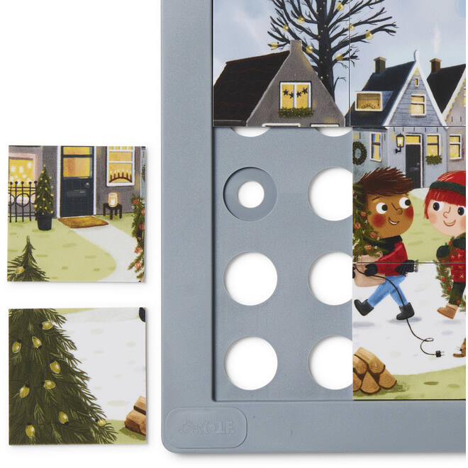 Rolf Puzzels – Puzzelserie Kerst, 4 delig