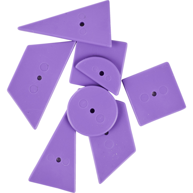 Rolf More - Hamertje tik Geo figurenset, 144 stuks