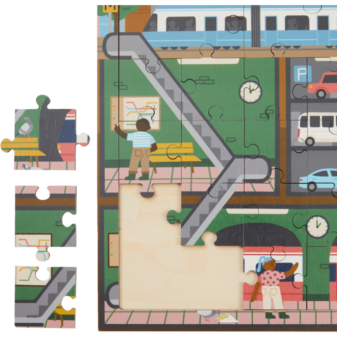 Rolf Puzzels - Puzzel boven en onder de grond - stad