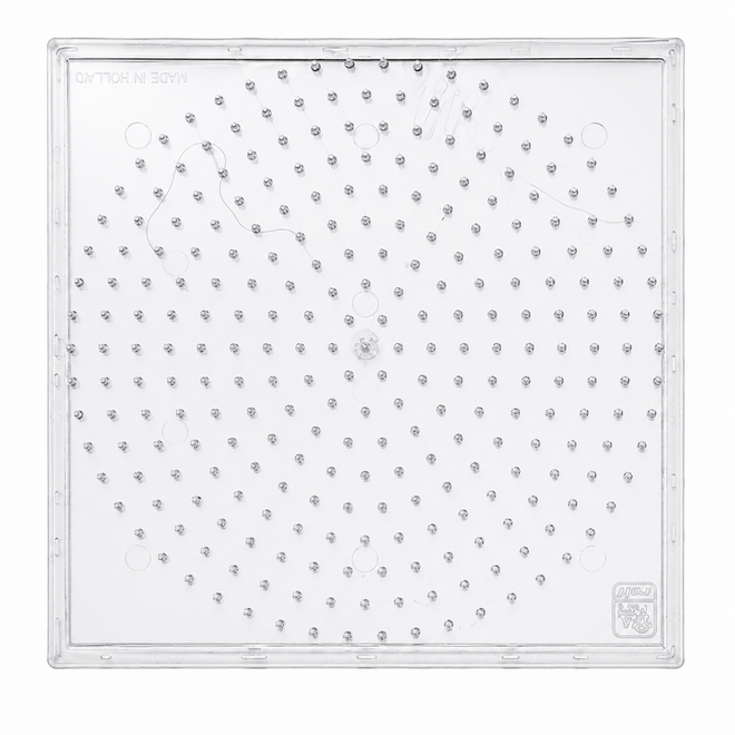 Rolf More - Kralenplank rond transparant