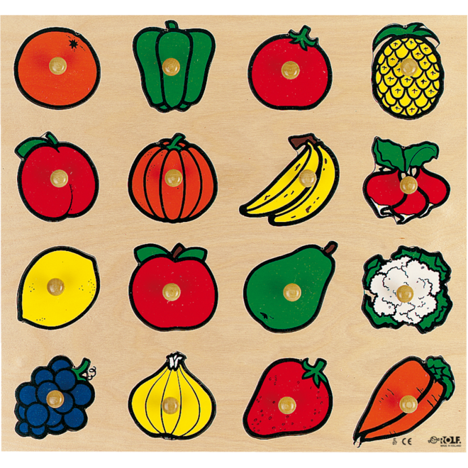 Rolf Puzzels - Inlegplank vruchten