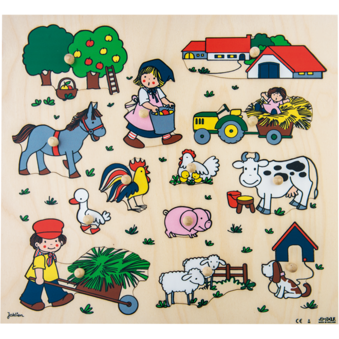 Rolf Puzzels - Inlegplank boerderij