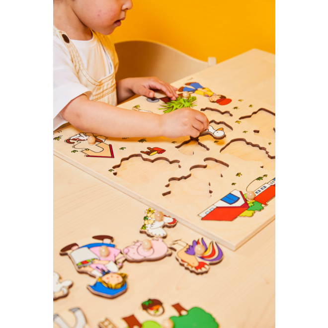 Rolf Puzzels - Inlegplank boerderij
