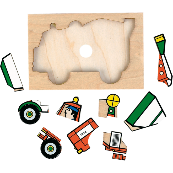 Rolf Puzzels - Puzzelserie voertuigen, 10 stukjes per puzzel