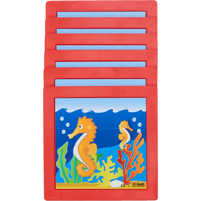 Rolf Puzzels - Puzzelserie zeedieren, kunststof