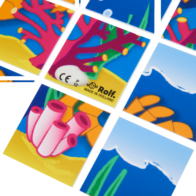 Rolf Puzzels - Puzzelserie zeedieren, kunststof