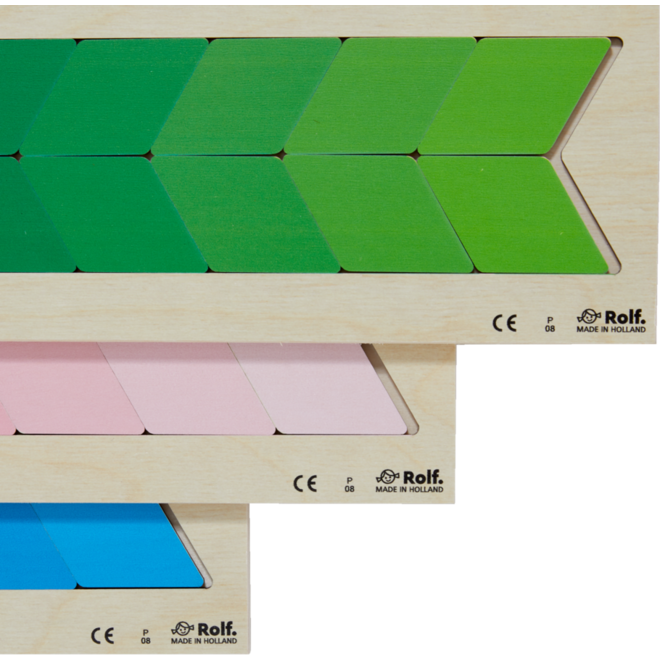Rolf Puzzels - Puzzelserie Kleurnuance, set van 3 stuks