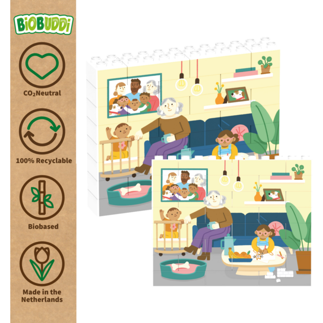 Rolf More - Verticale puzzel woonkamer