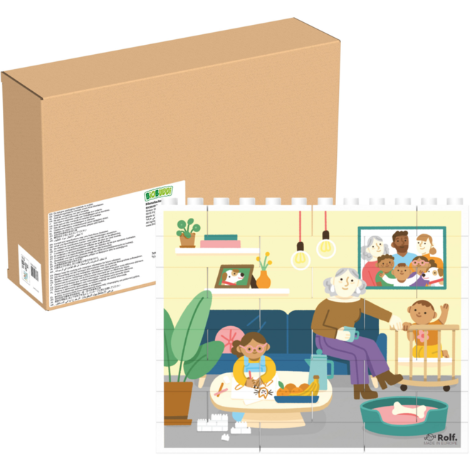 Rolf More - Verticale puzzel woonkamer