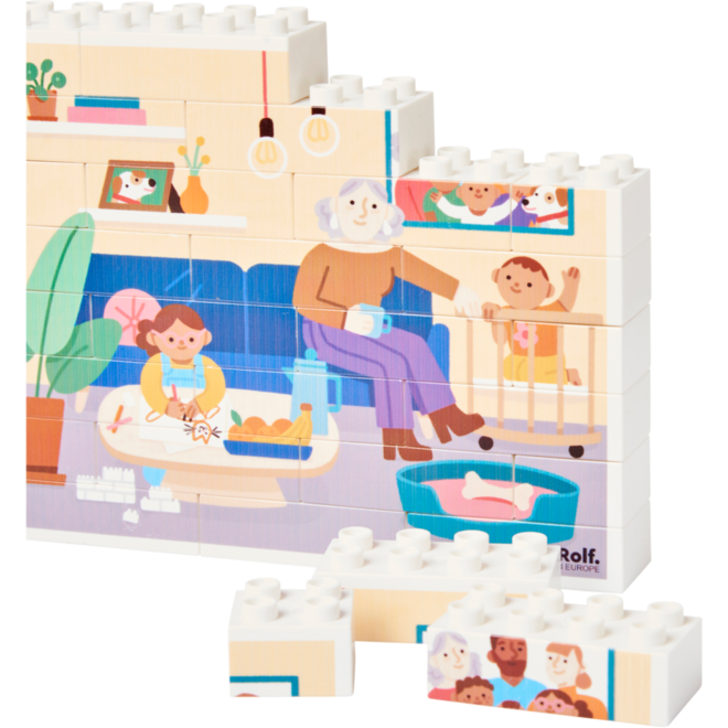 Rolf More - Verticale puzzel woonkamer