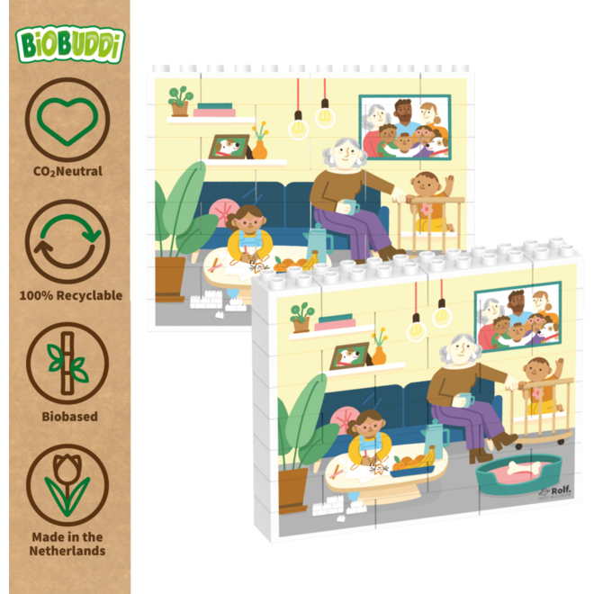 Rolf More - Verticale puzzel woonkamer