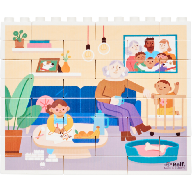 Rolf More - Verticale puzzelserie Wonen (4 stuks)