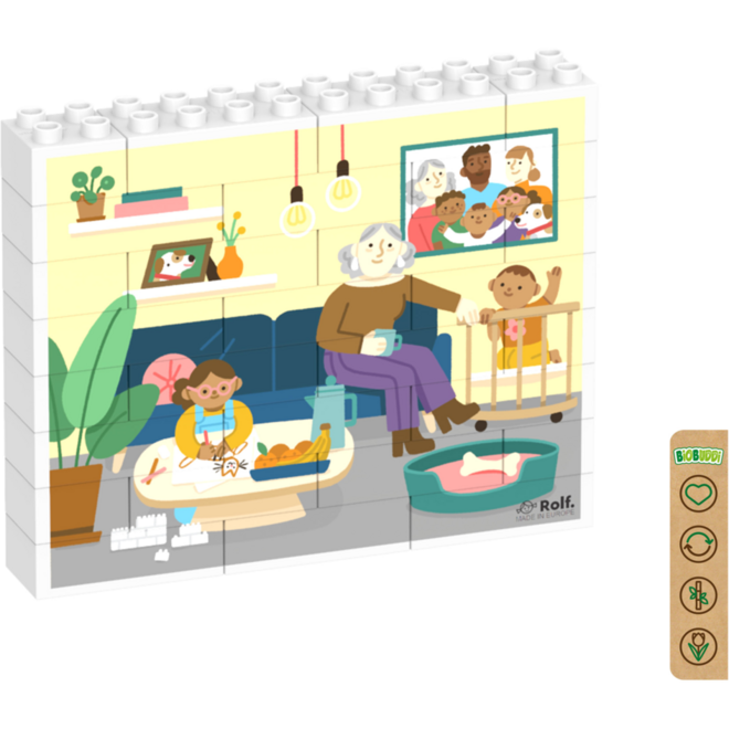 Rolf More - Verticale puzzel woonkamer