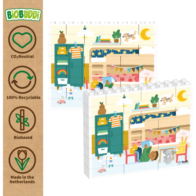 Rolf More - Verticale puzzel Slaapkamer