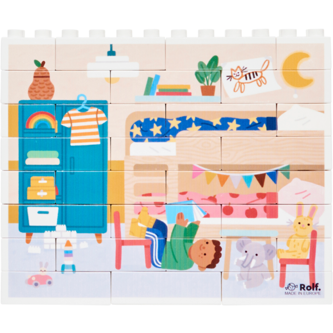 Rolf More - Verticale puzzelserie Wonen (4 stuks)