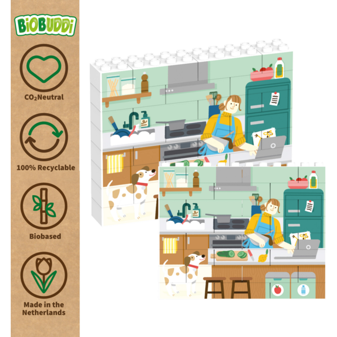 Rolf More - Verticale puzzel Keuken