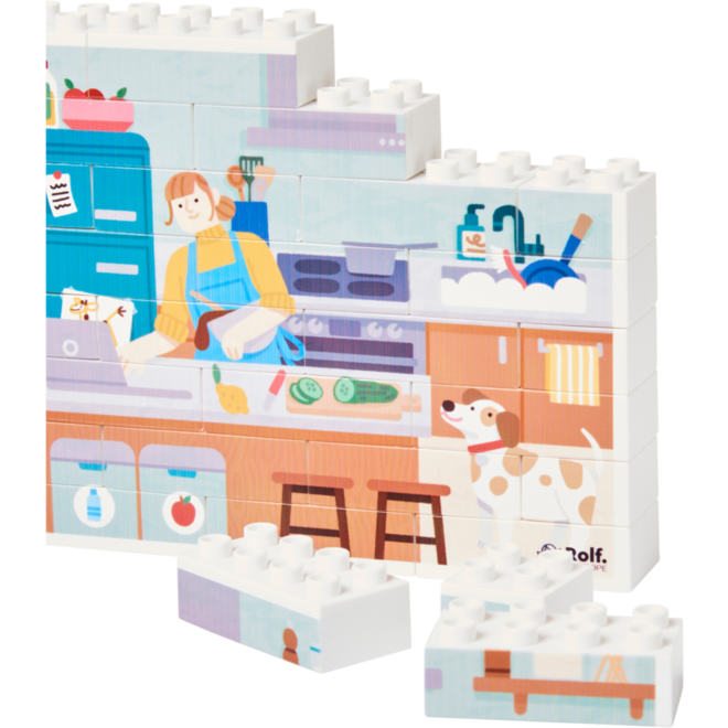 Rolf More - Verticale puzzel Keuken
