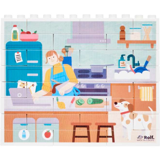 Rolf More - Verticale puzzel Keuken