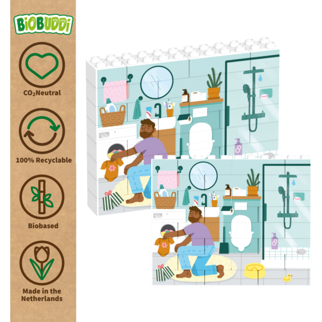 Rolf More - Verticale puzzel Badkamer