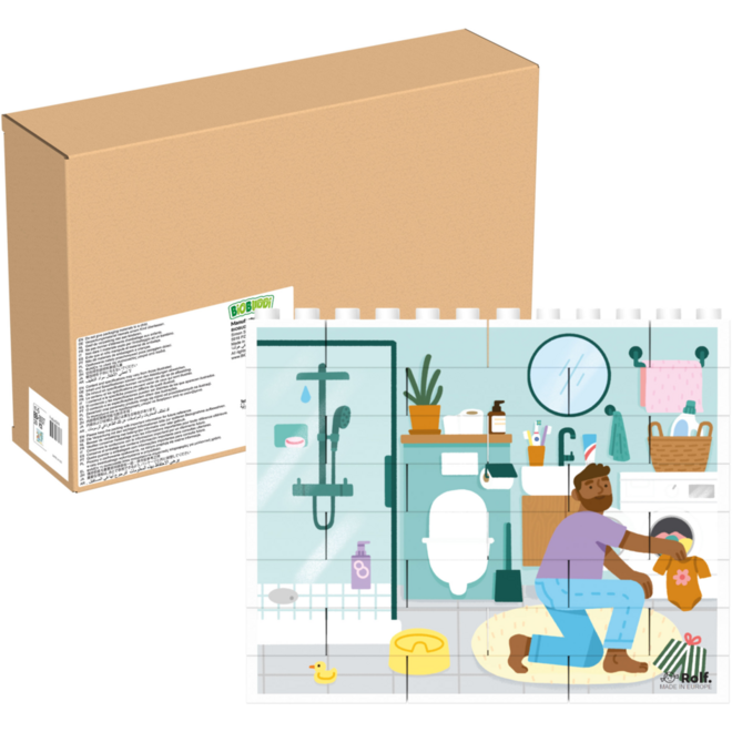 Rolf More - Verticale puzzel Badkamer