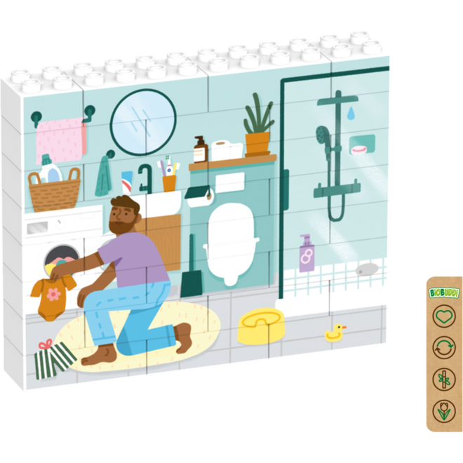 Rolf More - Verticale puzzel Badkamer