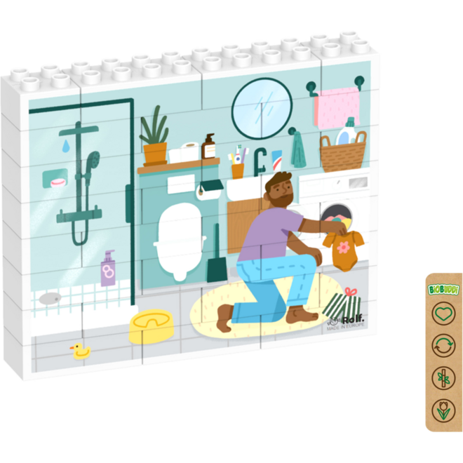 Rolf More - Verticale puzzel Badkamer