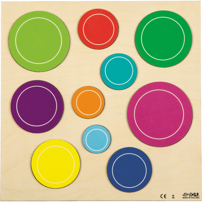 Rolf Puzzels - Reliëfpuzzelserie ontdek de grootte, 2 stuks
