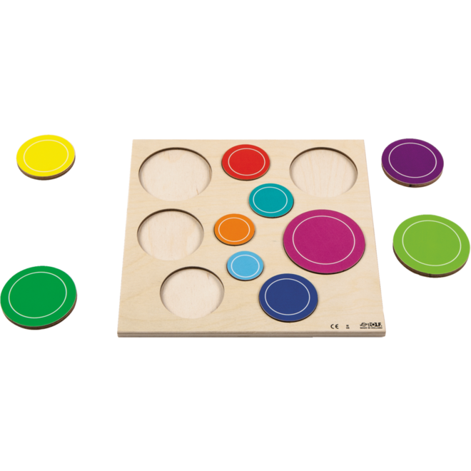 Rolf Puzzels - Reliëfpuzzelserie ontdek de grootte, 2 stuks
