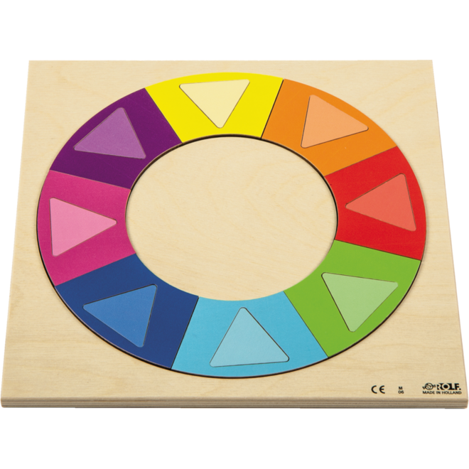 Rolf Puzzels - Reliëfpuzzelserie ontdek de kleur en vorm, 2 stuks