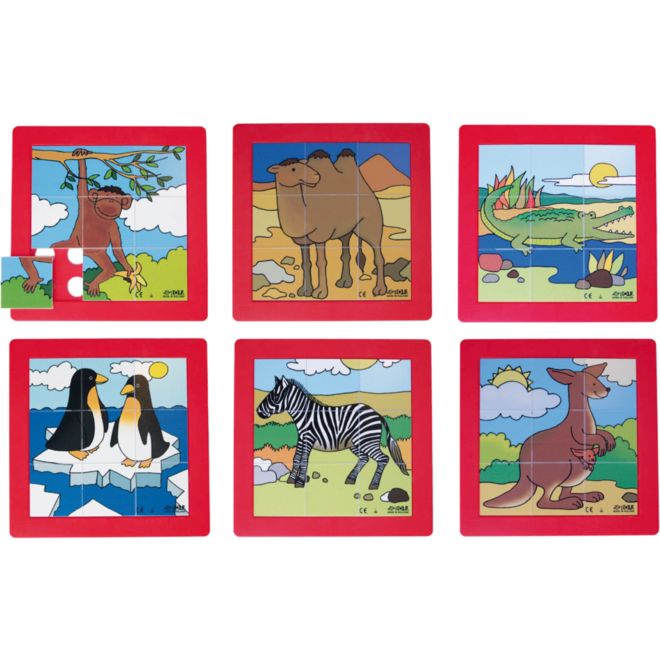 Rolf Puzzels - Puzzelserie dierentuindieren, kunststof