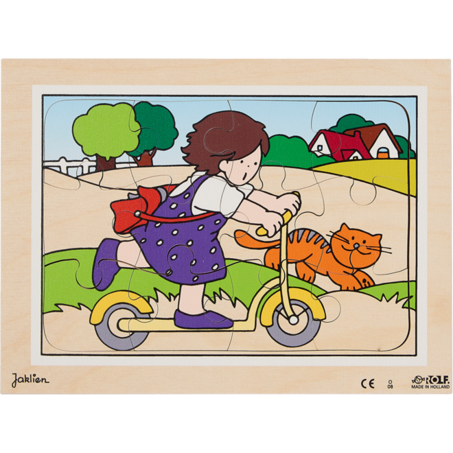 Rolf Puzzels - Puzzelserie transport 2, 12 stukjes per puzzel